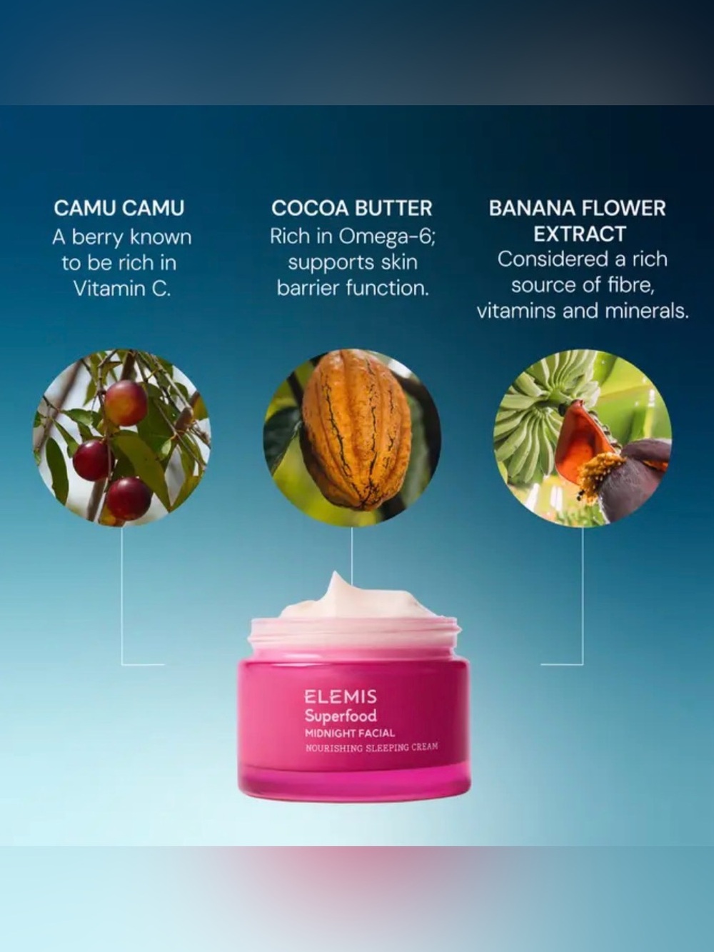 ELEMIS Superfood Midnight Facial Cream - Picture 5 of 5